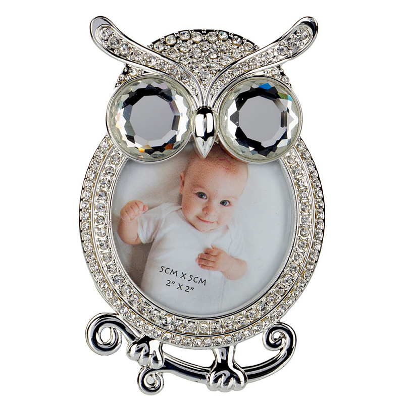 Фоторамка детская Childhood Corner Owl Серебряный Фоторамка детская Childhood Corner Owl Серебряный в Костроме | Loft Concept