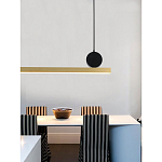 Люстра линейная светодиодная в минималистичном стиле New Age of Light варинант исполнения - 7 | Loft Concept в Костроме