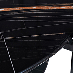 Стол журнальный круглый черный с полкой Inherence варинант исполнения - 3 | Loft Concept в Костроме