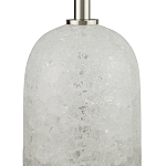 Настольная лампа с высоким тканевым абажуром Cracked Base варинант исполнения - 1 | Loft Concept в Костроме