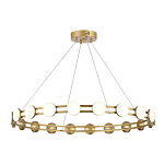 Люстра кольцевая с круглыми светодиодными источниками света Maxine Light варинант исполнения - 7 | Loft Concept в Костроме