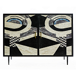 Буфет в гостиную с инкрустацией  Bone Inlay sideboard - 2 doors варинант исполнения - 1 | Loft Concept в Костроме