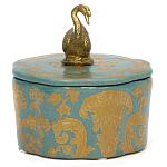 Фарфоровая шкатулка Swan Lake варинант исполнения - 5 | Loft Concept в Костроме