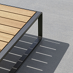 Шезлонг на металлическом каркасе с регулируемой спинкой GUELL Sunbed варинант исполнения - 5 | Loft Concept в Костроме