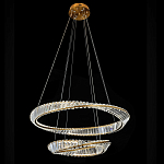 Люстра подвесная из 2-х колец Round Air Chandelier варинант исполнения - 1 | Loft Concept в Костроме
