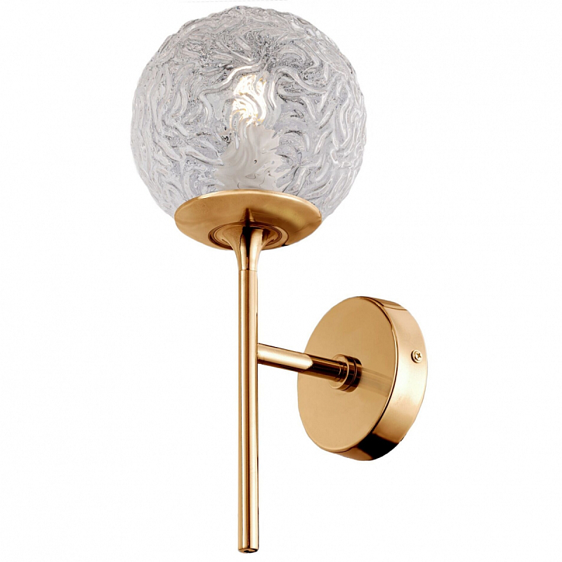 Бра Soranzo Glass Balls Sconces Brass Латунь Прозрачный Бра Soranzo Glass Balls Sconces Brass Латунь Прозрачный в Костроме | Loft Concept