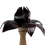 Настольная лампа черная INDONESIAN LAMPS варинант исполнения - 2 | Loft Concept в Костроме