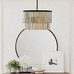 Люстра круглая с подвесками из натурального перламутра Nacre варинант исполнения - 2 | Loft Concept в Костроме