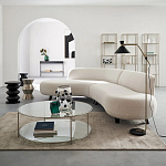 Приставной стол из сплава алюминия Solaris варинант исполнения - 3 | Loft Concept в Костроме