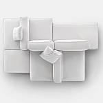 Модульный диван трансформер Harn в стиле минимализм  варинант исполнения - 2 | Loft Concept в Костроме