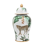 Ваза из фарфора с ручной росписью Leopard Collection  варинант исполнения - 3 | Loft Concept в Костроме