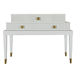 Премиальная Консоль с тремя ящиками Elsa Dreams White варинант исполнения - 4 | Loft Concept в Костроме