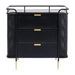 Комод черный Damian