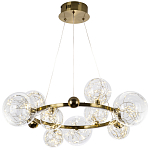 Дизайнерская кольцевая люстра с гирляндой внутри стеклянных плафонов Iona Garland Chandelier 9 варинант исполнения - 2 | Loft Concept в Костроме