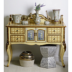 Комод деревянный Illustration of flowers варинант исполнения - 7 | Loft Concept в Костроме