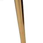 Стул бежевый из экокожи на золотых ножках Attribute of Elegance варинант исполнения - 5 | Loft Concept в Костроме