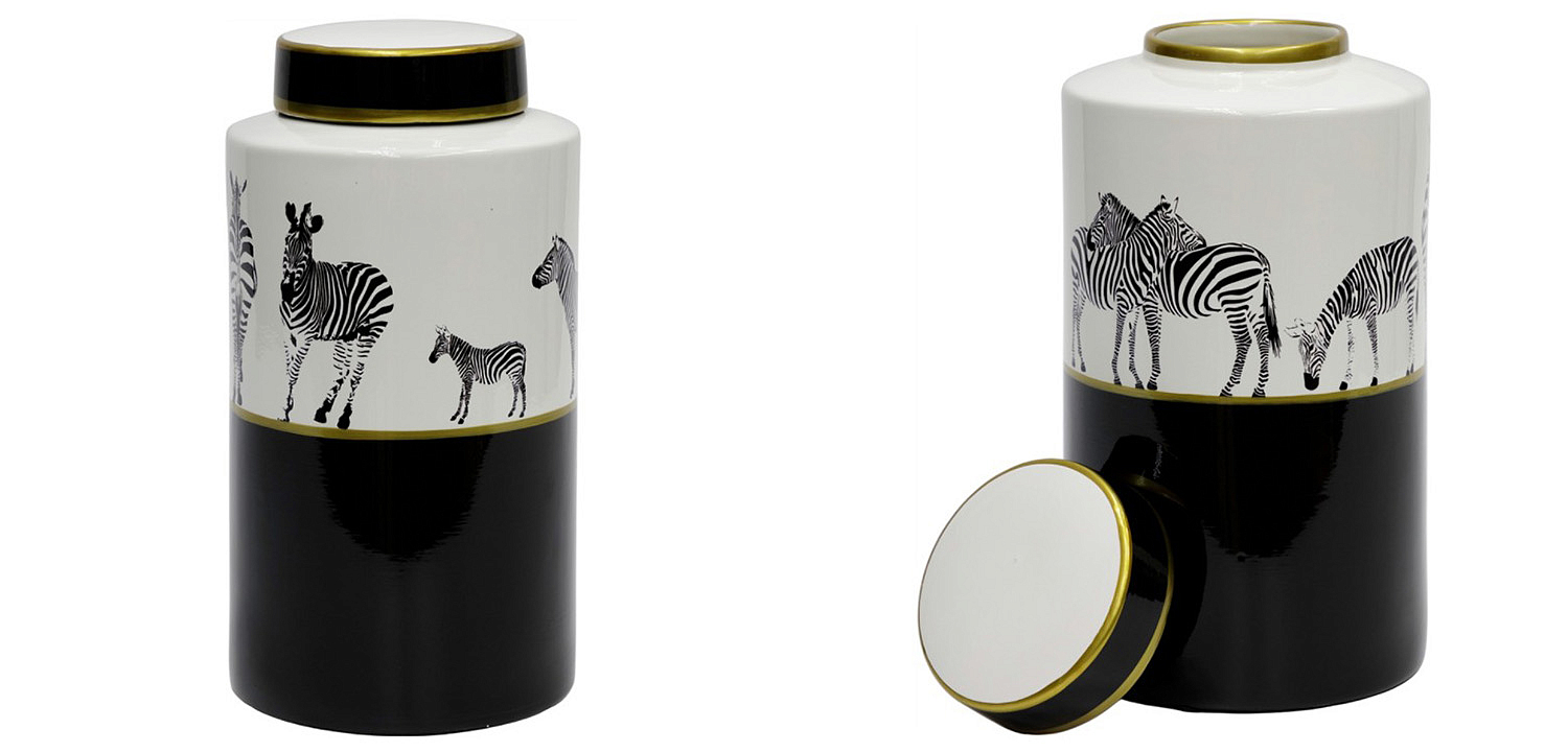 Ваза Zebra Vase white and black 32 Ваза Zebra Vase white and black 32 - Loft-Concept в Костроме