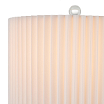 Настольная лампа с прозрачным корпусом и фактурным абажуром Charm and Luxury варинант исполнения - 2 | Loft Concept в Костроме