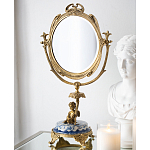 Настольное зеркало в бронзовой рамке Eden Garden варинант исполнения - 4 | Loft Concept в Костроме