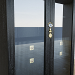 Дизайнерский шкаф витрина Elsa Dreams Black с 4-мя ящиками варинант исполнения - 4 | Loft Concept в Костроме