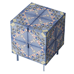 Тумба Short Ufo Blue варинант исполнения - 3 | Loft Concept в Костроме