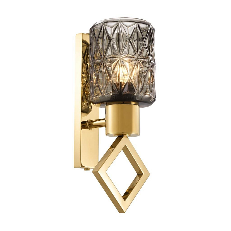 Бра Eichholtz Wall Lamp Touch Золотой Дымчатый (Smoke) Бра Eichholtz Wall Lamp Touch Золотой Дымчатый (Smoke) в Костроме | Loft Concept