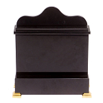 Часы настольные из натурального камня Нефрит с декором в виде Кариатиды Caryatid Stone Clock варинант исполнения - 3 | Loft Concept в Костроме