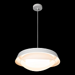 Подвесной светильник круглый белого цвета из металла Vita Cuna варинант исполнения - 6 | Loft Concept в Костроме