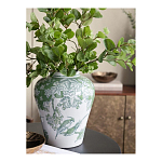 Ваза с зелеными цветочными и птичьими мотивами Vase Inspired by Nature варинант исполнения - 5 | Loft Concept в Костроме