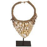 Этническое ожерелье с перламутровыми ракушками Mother of Pearl Shell Necklace варинант исполнения - 1 | Loft Concept в Костроме