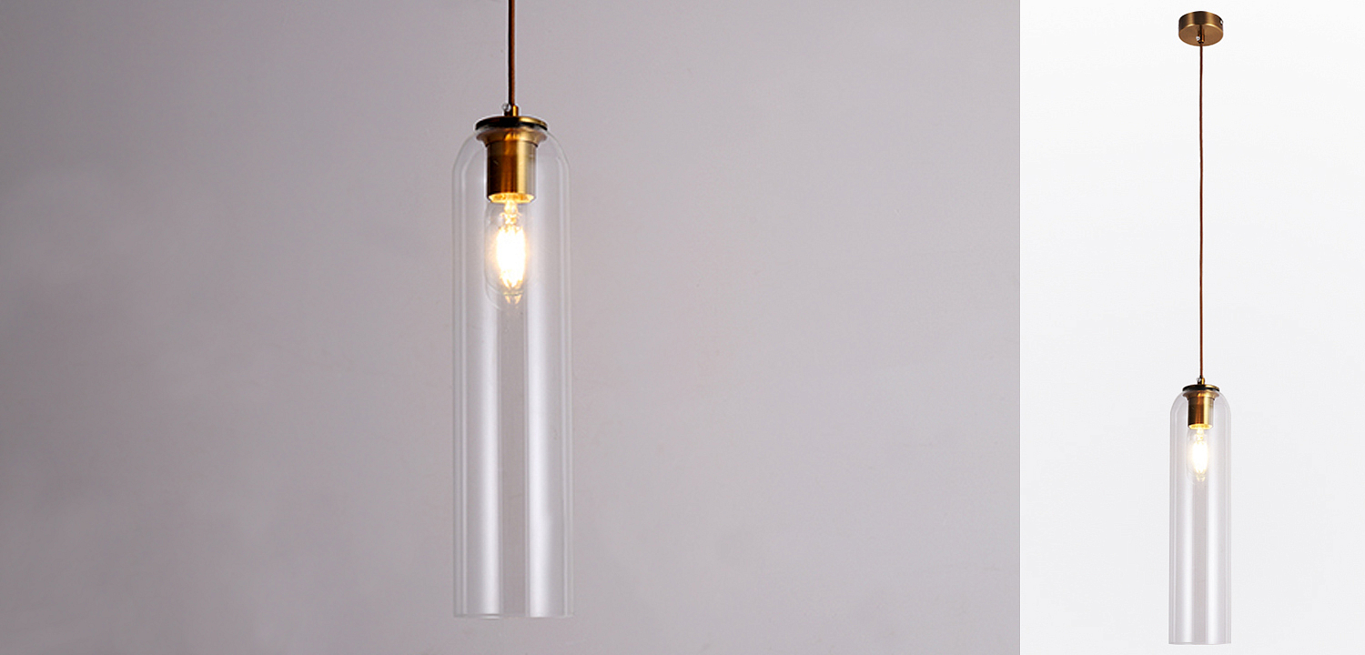 Подвесной светильник Float Pendant Drunken Clear glass Подвесной светильник Float Pendant Drunken Clear glass - Loft-Concept в Костроме
