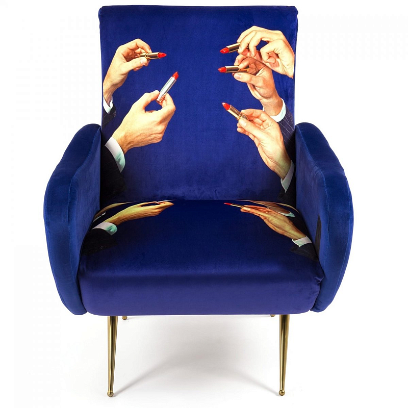Кресло Seletti Armchair Lipsticks Фиолетовый Латунь Кресло Seletti Armchair Lipsticks Фиолетовый Латунь в Костроме | Loft Concept