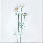 Плитка с узором Ромашки варинант исполнения - 2 | Loft Concept в Костроме