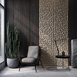 Гипсовая 3D панель с принтографией PM-45 варинант исполнения - 1 | Loft Concept в Костроме