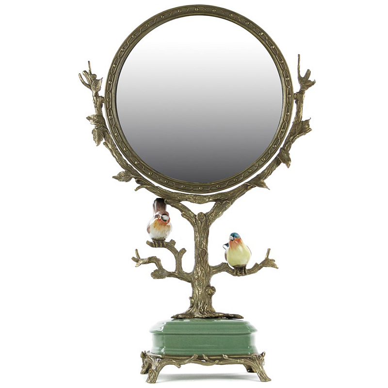 Зеркало Mirror Tree Бронза Зеленый шалфей Зеркало Mirror Tree Бронза Зеленый шалфей в Костроме | Loft Concept