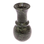 Ваза декоративная для цветов из камня змеевик Vase Serpentine варинант исполнения - 2 | Loft Concept в Костроме