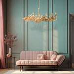 Люстра с абажуром оформленным в виде стаи бабочек Eternal Butterflies варинант исполнения - 4 | Loft Concept в Костроме