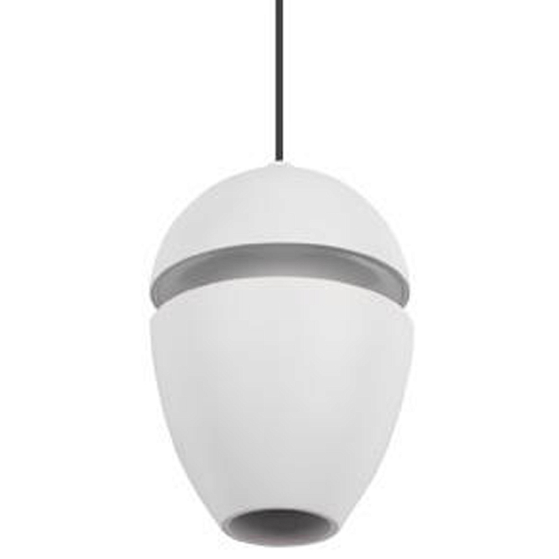 Подвесной светильник металлический каплевидной формы Orb Essence Черный Белый Подвесной светильник металлический каплевидной формы Orb Essence Черный Белый в Костроме | Loft Concept