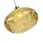 Подвесной светильник с прозрачным стеклянным плафоном округлой формы Effervia  варинант исполнения - 11 | Loft Concept в Костроме