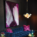 Люстра с 15-ю белыми  плафонами с золотой внутренней поверхностью Hinkley варинант исполнения - 3 | Loft Concept в Костроме