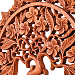 Панно из дерева круглое Sakura Panel With Trees варинант исполнения - 2 | Loft Concept в Костроме