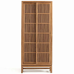 Шкаф из массива тика Okino Wood Cabinet варинант исполнения - 1 | Loft Concept в Костроме