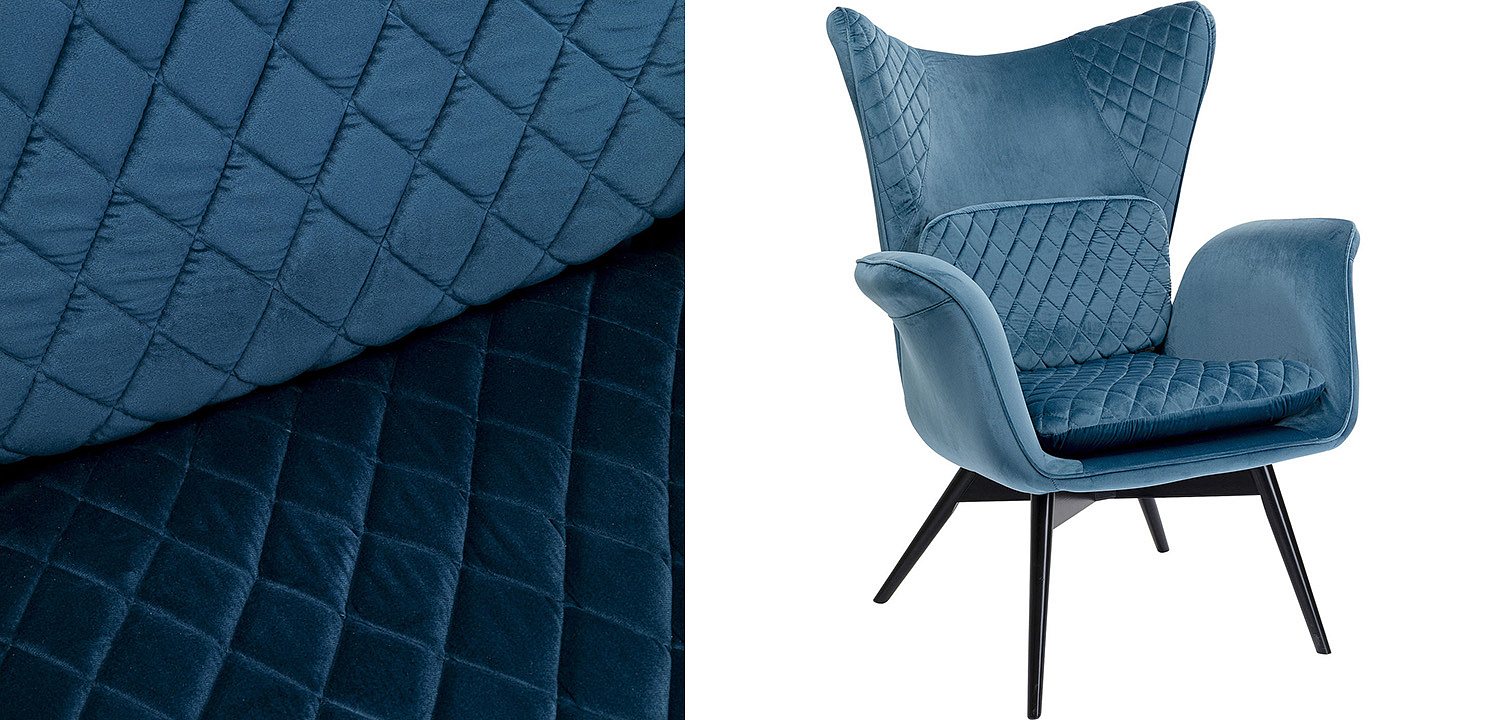 Кресло Blue Velvet Throne Кресло Blue Velvet Throne - Loft-Concept в Костроме