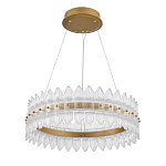 Люстра круглая с декоративными элементами в виде лепестков Round Light Flashing варинант исполнения - 4 | Loft Concept в Костроме