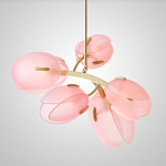 Дизайнерский Светильник Lilly Pink Tulip Lamp розовый плафон  варинант исполнения - 5 | Loft Concept в Костроме