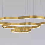 Люстра подвесная с 3-мя ассиметричными светодиодными лампами Golden Current варинант исполнения - 3 | Loft Concept в Костроме