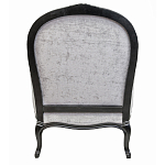 Кресло Ava Classical Armchair black and grey velour варинант исполнения - 2 | Loft Concept в Костроме