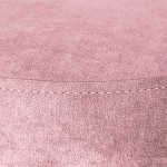 Банкетка круглая пыльно-розовый велюр на 4-х металлических ножках золотого цвета SANJAY варинант исполнения - 4 | Loft Concept в Костроме