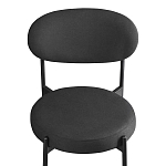 Стул мягкий Alfie Chair черный варинант исполнения - 5 | Loft Concept в Костроме