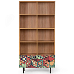 Широкий стеллаж с принтом Elise Rack варинант исполнения - 7 | Loft Concept в Костроме